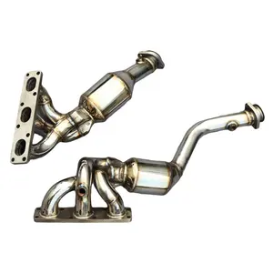 Exhaust manifold Downpipe For BMW 325/330 E46/E90/E92/E93 3.0L 2001-2012 Stainless Steel High flow catted downpipe
