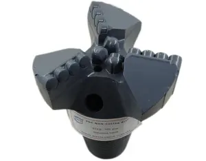 165 mm 3 alas hilo api 2 3/8 "pin de agua de perforación pdc bit