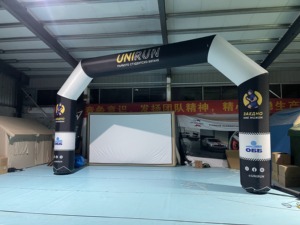 Arco Inflável Personalizado para Eventos ao Ar Livre, Infláveis Publicitários em PVC Reforçado com Bomba de Ar e Bolsa de Transporte - Product Image 2