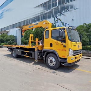 Nuevo Modelo FAW 8t 4*2 Camión de Remolque con Capacidad para 2 Autos, Equipado con Grúa - Product Image 1