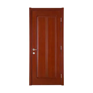 Diseño de puerta de madera paquistaní Simple, barato y de alta calidad