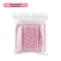 Outil de manucure professionnel 75 mm en cristal pour ongles, double usage : pousse-cuticules et dissolvant