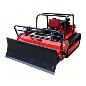 Hot Sales CE EPA Grass RC Flail Lawn Mower Robot <b>Gasoline</b> With Snow Plow 800mm 1000mm 1200mm ACK-800s High Traction System Ensur - Product Image 3