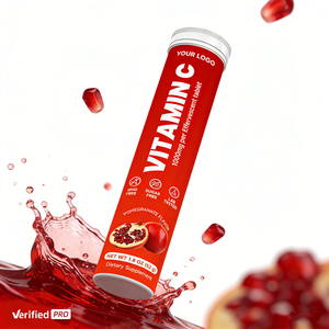 Complément Alimentaire Vitaminique Vitamina Comprimé Effervescent Vitamine C Zinc 1000mg Comprimé Effervescent Orange Rouge - Product Image 3