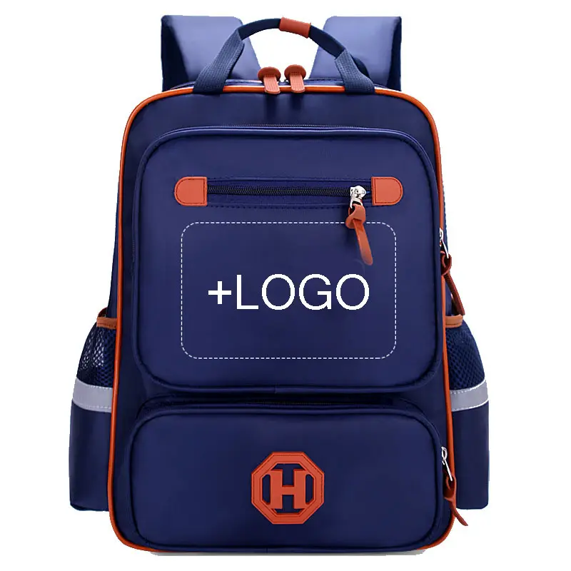 Individuelles Logo langlebige wasserdichte Schultasche für Kinder Outdoor Reisektivitäten Kinder Rucksack Schüler Zurück in die Schule