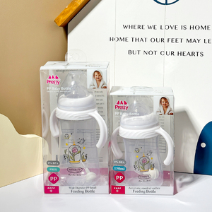 Vente en gros de biberons pour bébés <span class=keywords><strong>nouveau</strong></span>-nés de qualité alimentaire, <span class=keywords><strong>biberon</strong></span> d'alimentation pour bébés de qualité supérieure fabriqué en Chine avec poignée - Product Image 3