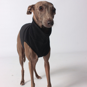 Whippet-ropa para mascotas, protección térmica en blanco y rojo, chaleco gris cálido - Product Image 6