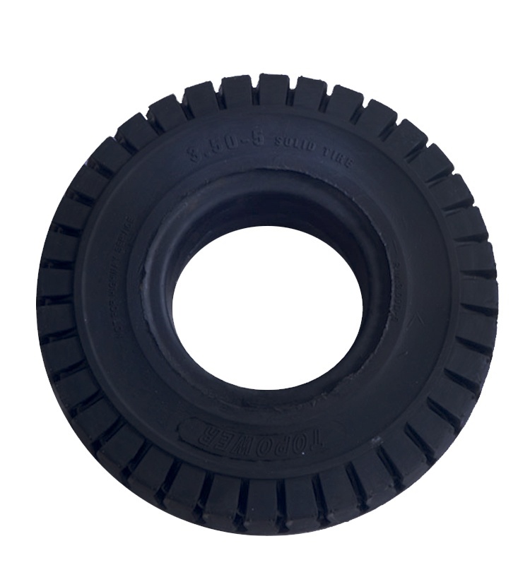 China Topower High Quality Rubber Trailer Solid Tires 6x2.5 2.50-4 3.00-5 Fit for Forklift Trailer Tires From Factory