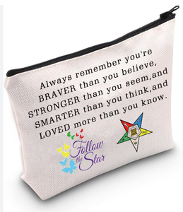 Bolsa de Cosméticos de Hermandad, Regalo <span class=keywords><strong>para</strong></span> Hermanas de Hermandad, Bolsa de Maquillaje con Cremallera, Regalo <span class=keywords><strong>para</strong></span> Hermandad Griega - Product Image 4