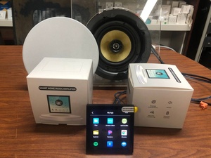 Alexa tuya app điều khiển từ xa âm nhạc 4 inch Android âm thanh BT WIFI Wall Mount khuếch đại với IOT ZigBee Gateway Hub 2 kênh - Product Image 2