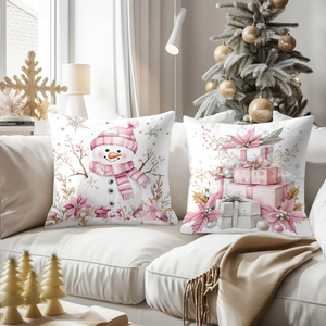 Giáng sinh. Vỏ gối in tùy chỉnh. Đệm bao gồm. Ấm cúng. Xinh đẹp. Dễ thương. Thoải mái. Đa năng. Nhà. Ghế sofa. Ngoài trời. Khách sạn. - Product Image 3