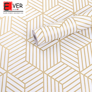 Cuisine Hexagonale En Aluminium Auto-Adhésif Carreaux de Dosseret De 4mm Étanche Bâton sur le Mur Cuivre Couleur Autocollant - Product Image 1