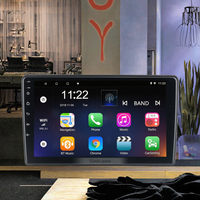 Pemutar Multimedia Mobil Layar Sentuh IPS 2 Din Portabel GPS Nirkabel Android Auto Stereo FM/AM Pemutar Musik Video CarPlay DSP WiFi