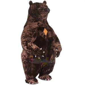Costume de mascotte gonflable <span class=keywords><strong>ours</strong></span> brun de <span class=keywords><strong>dessin</strong></span> animé Enjoyment CE Brown Polar Bear 2,6 m, costume de mascotte de chat ambulant avec ventilateur - Product Image 2
