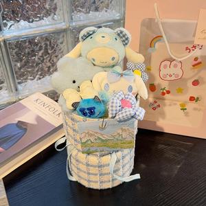 Bouquet de fleurs en peluche brodé, couette décorative pour petite amie, cadeau pour la Saint-Valentin et la Journée de la Femme - Product Image 3