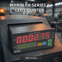 Mypin FA8-6NN2B Tachometer Digital 6-Digit 96x48mm Panel Meter RPM/Frekuensi/Kecepatan Akurasi 0.1% F.S RS232 Modbus-RTU