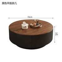 Table basse moderne en chêne massif, design créatif et simple, style ancien, pour salon, combinaison de luxe léger