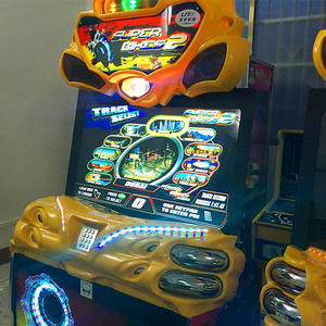 Machine de jeu d'arcade en fibre de verre <span class=keywords><strong>FF</strong></span> Super Bikes 2, simulateur de conduite de moto, jeux de course en ligne, équipement de divertissement intérieur - Product Image 3