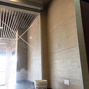 Tuiles <span class=keywords><strong>de</strong></span> revêtement extérieur en travertin VANJOIN, <span class=keywords><strong>pierre</strong></span> en porcelaine, mcm, ignifuge, léger, souple, flexible, tuile murale - Product Image 3