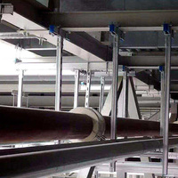 Support multifonction intégré pour câblage électrique, échelle à câbles et fixation de conduites combinées