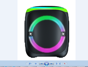 Quảng đông đa chức năng xách tay kích thước lớn duy nhất 8inch karaoke bên loa, DJ FM Radio với màu xanh răng loa âm thanh - Product Image 4