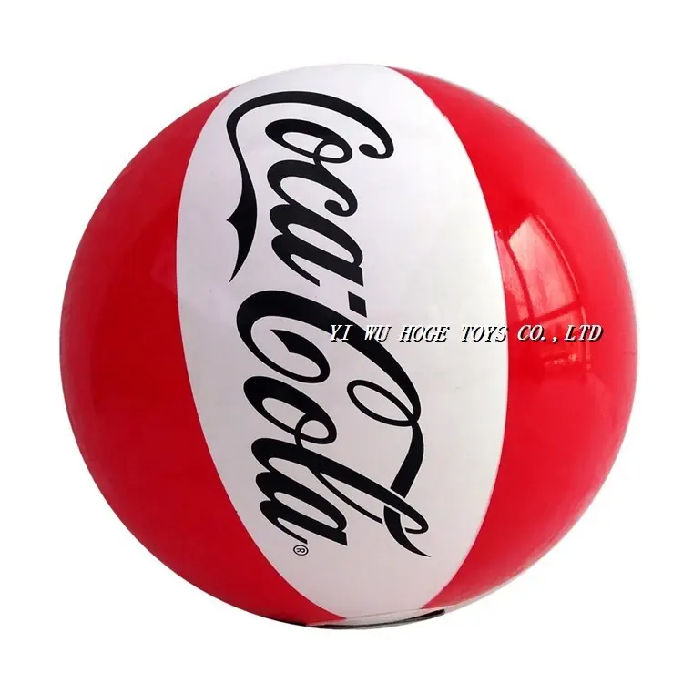 Di alta qualità su misura in pvc pallone da spiaggia gonfiabile con stampa logo personalizzato