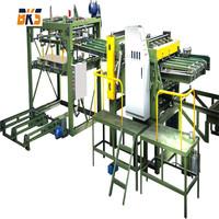 Hohe qualität automatische sperrholz core furnier horizontale komponist finger füge maschine