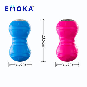 Mini wiederauf ladbare benutzer definierte Erdnuss-<span class=keywords><strong>Massage</strong></span> rolle Dual Ball mit Vibrations-und Wärme funktion für Nackenkörper-Hinterbeinkopf-<span class=keywords><strong>Massage</strong></span> pistole - Product Image 3