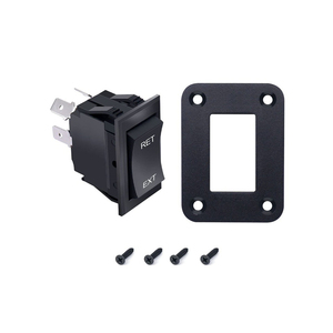 1 gang Marine đôi thiết lập lại đảo ngược cong vênh chuyển đổi bảng điều chỉnh với dây 12V 20A 4 pin dpst Rocker chuyển đổi cho cắm trại Trailer - Product Image 2