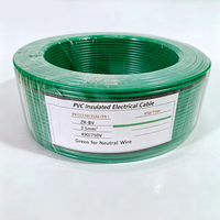 Fil de construction ZR-BV, fil de cuivre rigide isolé en PVC ignifuge, câble de câblage électrique
