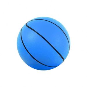 Ballon de sport bleu à rebond élevé avec logo personnalisé, rond, 18/21/24 cm, pour promotion - Product Image 1