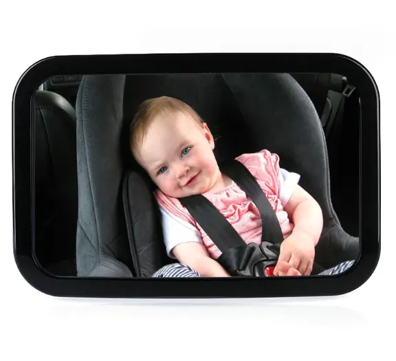 Новое большое зеркало для детского автокресла, 360 вращающиеся зеркала для детского автомобиля, прозрачное зеркало безопасности для детского автомобиля