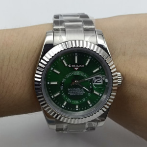 Montres mécaniques de luxe pour hommes SEILOCE, boîtier en acier inoxydable haut de gamme OEM, design classique du cadran, mouvement NH35 - Product Image 2