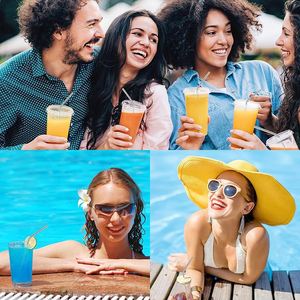 SiYJ724 Wholesale Customizable Logo 6 8 12mm Reusable Metal Straw Custom 304 Stainless Steel <b>Drinking</b> Straws Gift Set with Brush - Product Image 4