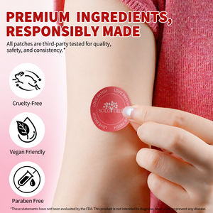 SOLOTREE toptan hızlı etkili biyobozunur aşk yamalar su geçirmez organik Vegan Maca özü Transdermal yamalar Libido için - Product Image 5