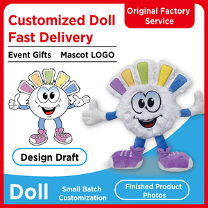 Búp Bê Nhồi Bông Hoạt Hình Linh Vật Chất Lượng Cao Theo Yêu Cầu CE OEM ODM Đồ Chơi Nhồi Bông Tùy Chỉnh Giao Hàng Bỏ Qua Khâu Vận Chuyển - Product Image 4