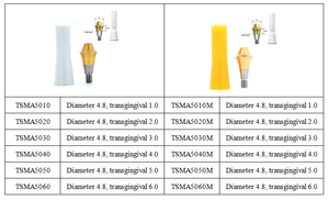Capuchon de protection à vis de guérison pour implant dentaire à angle droit compatible avec OSSTEM - Product Image 2