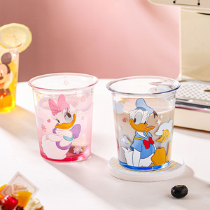 Ensemble de verres à vin Mickey & Friends avec fond inversé, motif ours de dessin animé mignon, pour le bureau, la maison, comme cadeau - Product Image 2