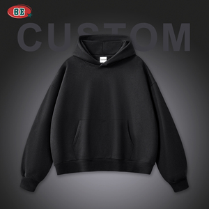Biểu Tượng Tùy Chỉnh Bán Buôn Trống Quá Khổ Chất Lượng Cao <span class=keywords><strong>Polyester</strong></span> Cotton Hoodie Cổ Điển Thời Trang Phố Tùy Chỉnh Thêu Hoodies Cho Nam Giới - Product Image 1