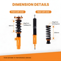 MaXpeedingrods Coilover Spring & Shock Kit pour BMW Série 3 325i 328i 330i 335i E92 E93 05-13