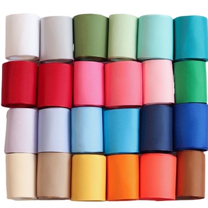 Cinta <span class=keywords><strong>Grosgrain</strong></span> de Poliéster Doble Cara Personalizada de Fábrica Linji 63mm 75mm 3 Pulgadas 100 Yardas Por Rollo - Product Image 2