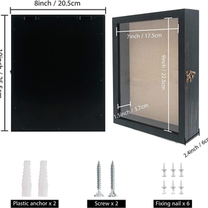 Vitrina <span class=keywords><strong>de</strong></span> Madera Maciza Vintage con Puerta <span class=keywords><strong>de</strong></span> Vidrio Abatible y Cierre Metálico, Tamaño Personalizado OEM, Venta al Por Mayor - Product Image 2