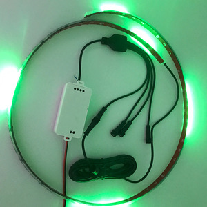 Luz LED WS2811 de colores con efecto de movimiento, 60 LED por metro, IP68, luz para llanta de coche, tira LED RGB de 12V para iluminación de vehículos - Product Image 4