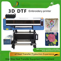 Imprimante DTF 3D avec têtes I3200, encre UV, entièrement automatique, impression textile flexographique 60 cm, nouvelle