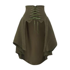 Costume gothique Lolita, jupe mi-longue médiévale, tenue de performance pour Halloween, jupe à volants de <span class=keywords><strong>pirate</strong></span> pour femmes - Product Image 4