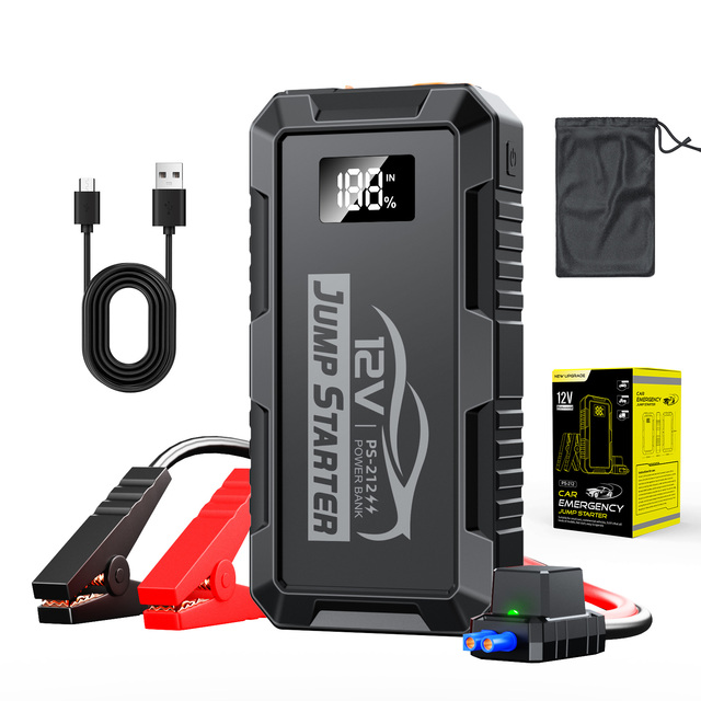 Trending Ce 16000mah 6000a Super Capacitor Multifunction Car Jumper 6000amp Portable 12v Battery Booster Jump Starter Power Bank