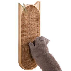 Treo Tường Dọc Mèo Gãi Hội Đồng Quản Trị Gỗ Và Nhựa Mèo Cây Cho Leo Núi Và Claw Mài Sisal Bài Mèo Đồ Chơi - Product Image 3