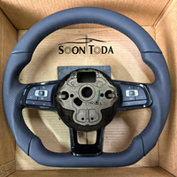 Volant en cuir pour Volkswagen CC MAGOTAN VW Golf 6 Golf 7 R MK6 MK7 MK7.5 Polo Gti Tiguan Passat Jetta Passat B8