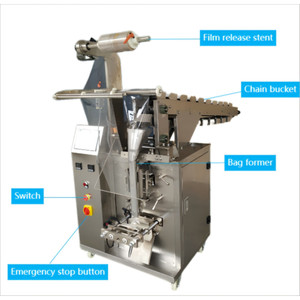 Tự động dọc Hạt máy đóng gói hạt chip Gạo Hạt đậu bánh quy đồ ăn nhẹ 5kg 10kg hạt Túi máy đóng gói - Product Image 3