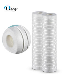 Filtro soffiato a fusione 5 Micron 20/ 40 "della cartuccia di profondità del sedimento del rotolo del legame filato PP per il trattamento delle acque - Product Image 1